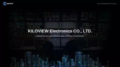 KILOVIEW Electronics CO., LTD.