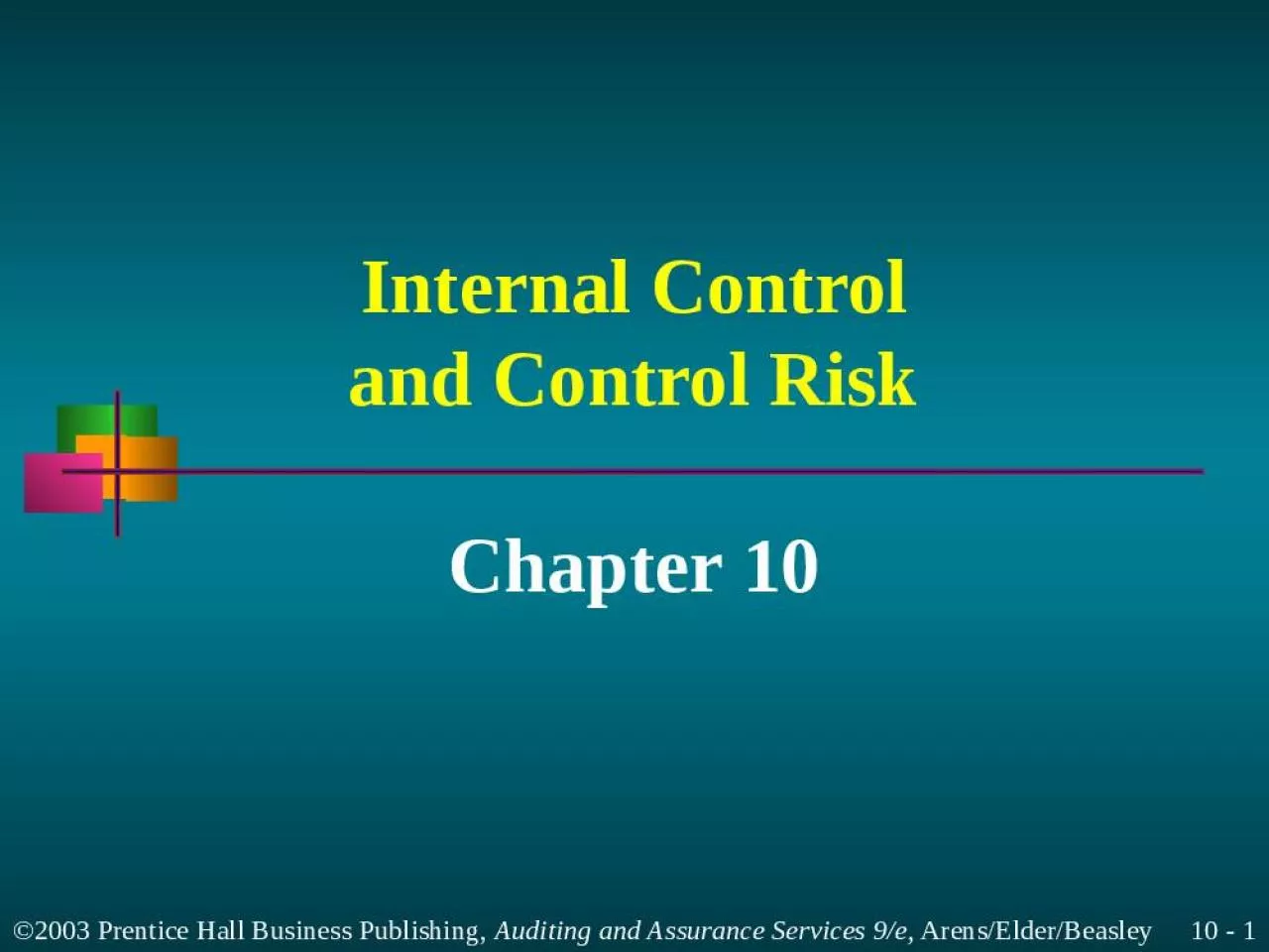 PPT-Internal Control and Control Risk