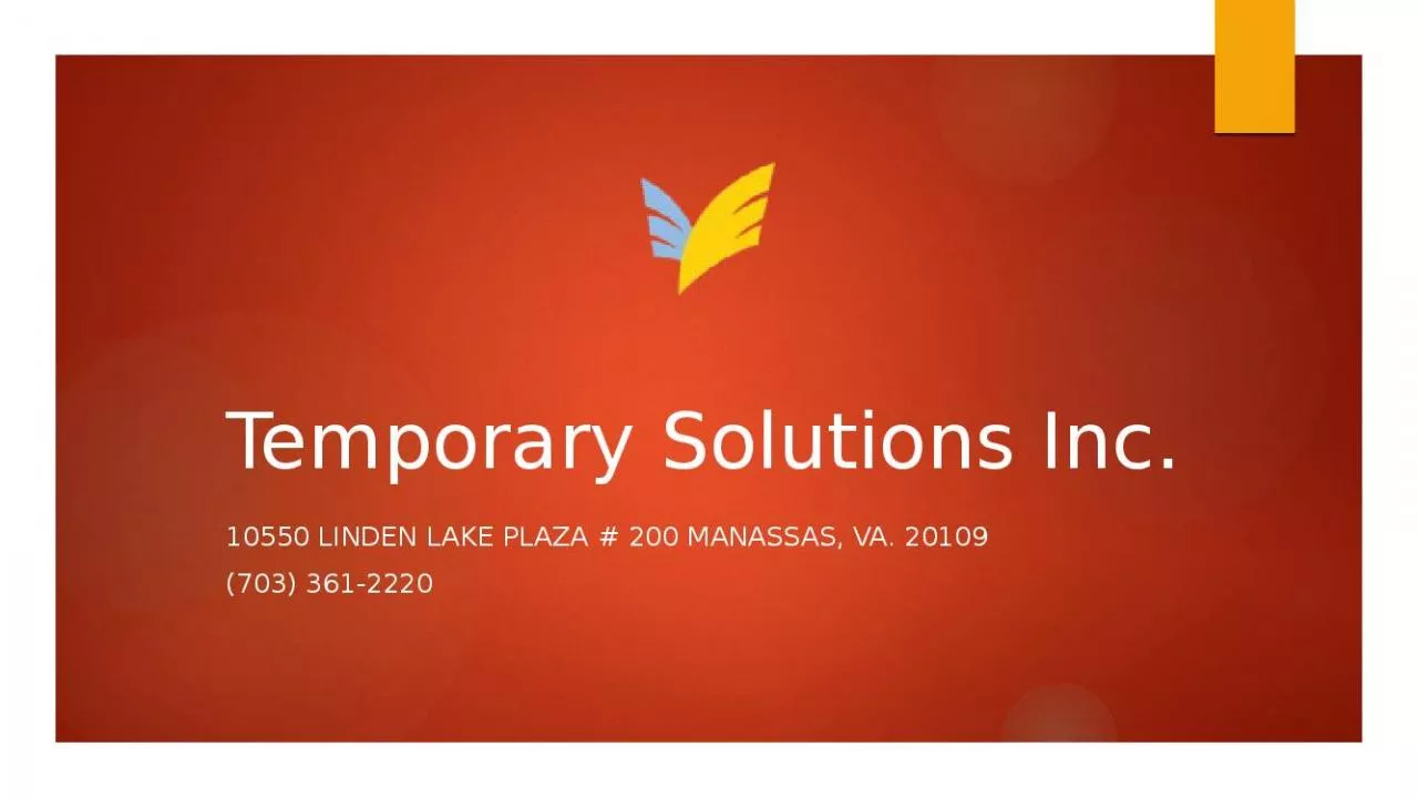 PPT-Temporary Solutions Inc.