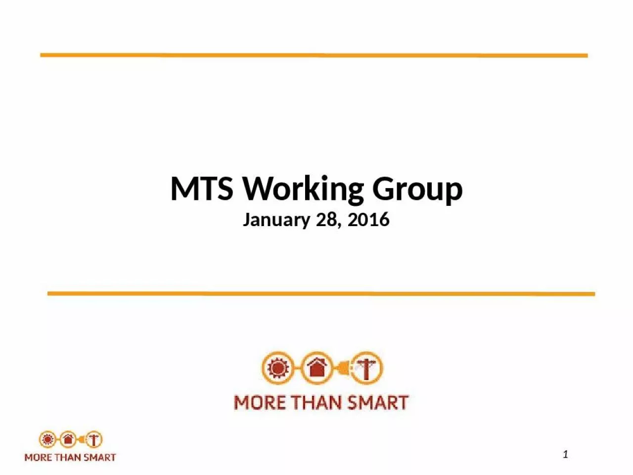 PPT-MTS Working Group January 28, 2016