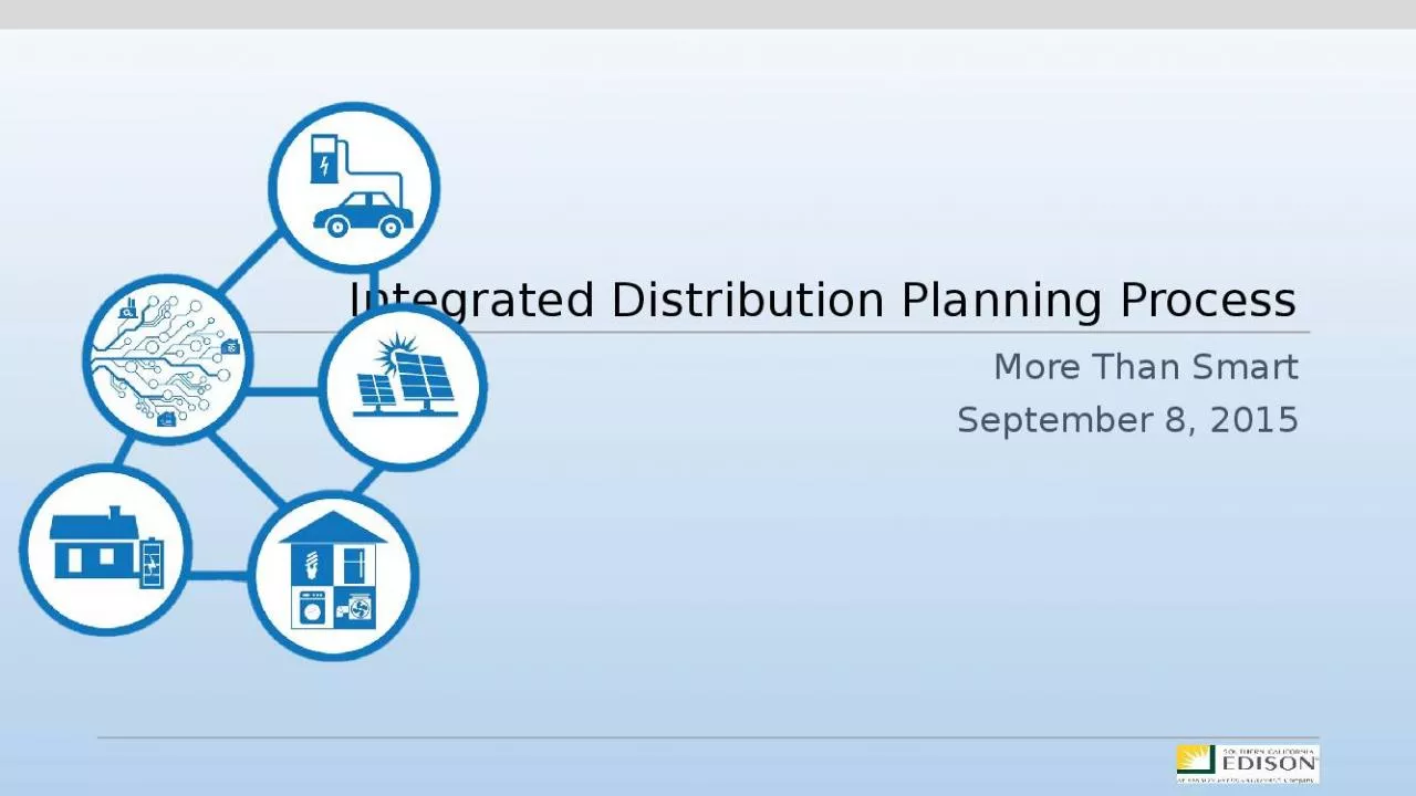 PPT-Integrated Distribution Planning Process