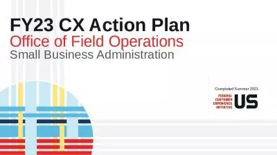 FY23 CX Action Plan Office of Field Operations Small Business Administration