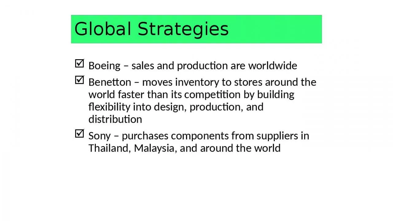 PPT-Global Strategies