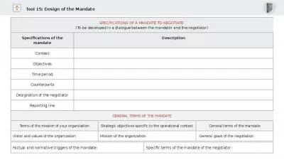 Tool 11: Exploring the Common Shared Space (Continued)