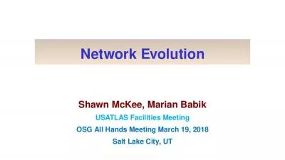 Network Evolution