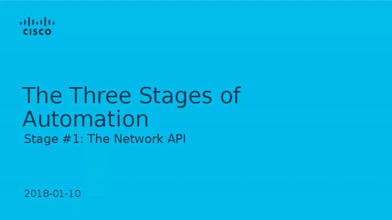 PPT-The Three Stages of Automation