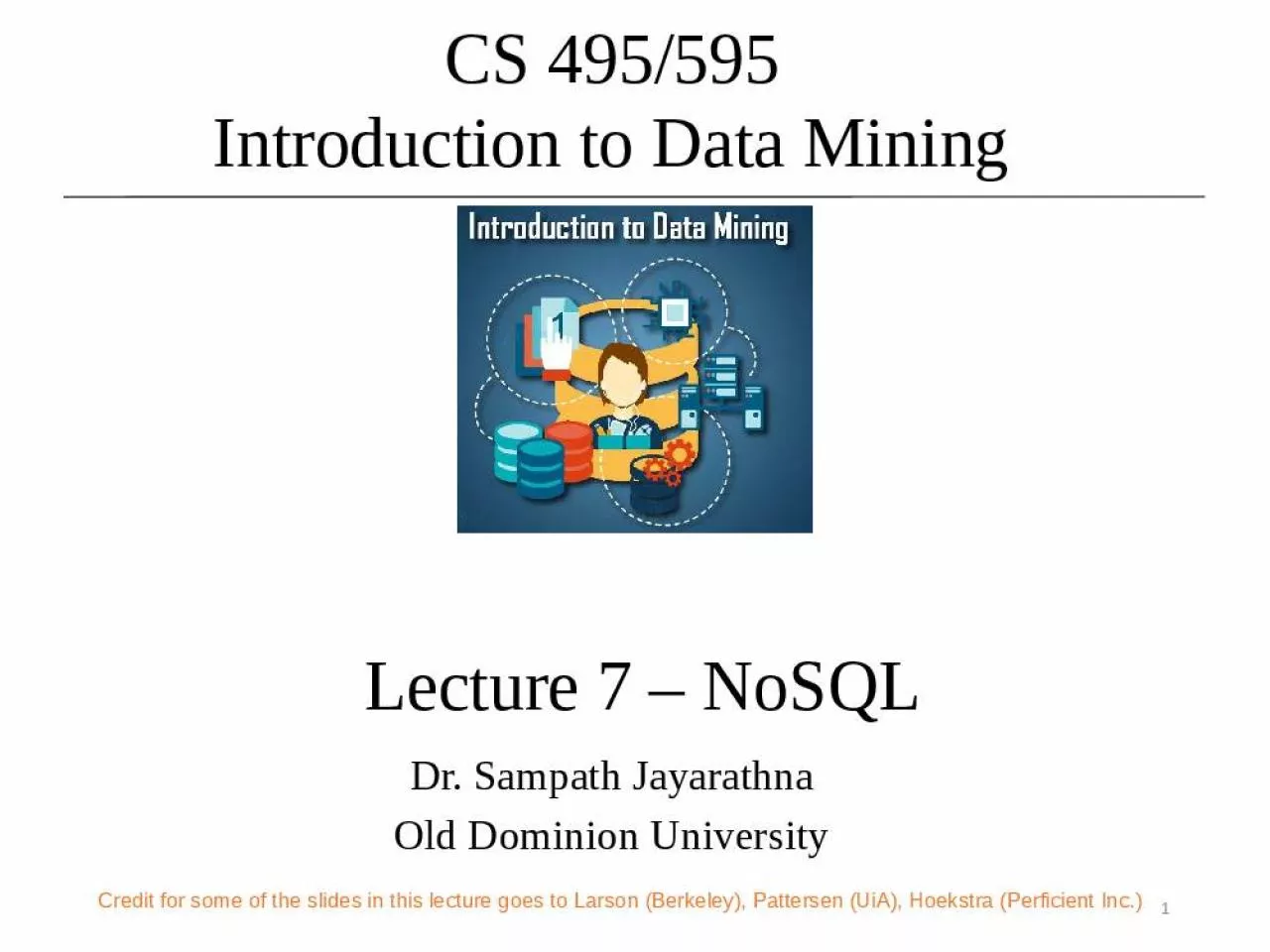 PPT-Lecture 7 NoSQL