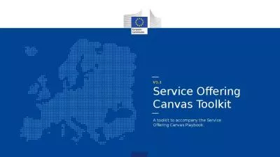 V1.1 Service Offering Canvas Toolkit