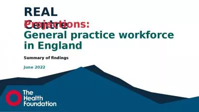 Projections: General practice workforce in England