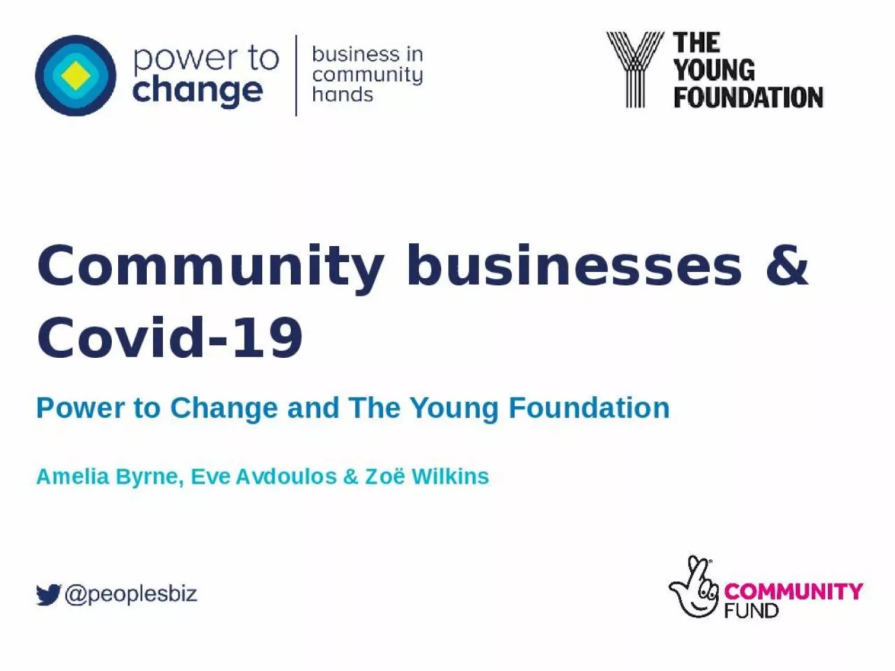 PPT-Community businesses & Covid-19