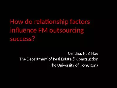 How do relationship factors influence FM outsourcing success?