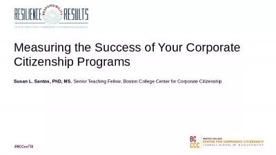 Measuring the Success of Your Corporate Citizenship Programs