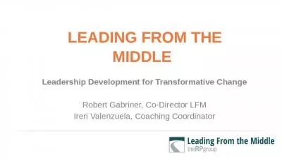 LEADING FROM THE MIDDLE