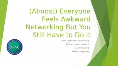 (Almost) Everyone Feels Awkward Networking But You Still Have to Do It