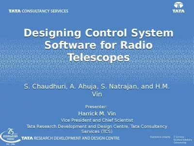 Designing Control System Software for Radio Telescopes