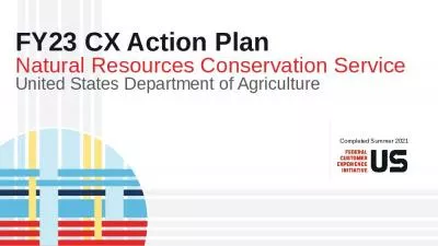 FY23 CX Action Plan Natural Resources Conservation Service United States Department of Agriculture