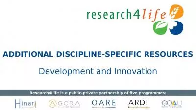 ADDITIONAL DISCIPLINE-SPECIFIC RESOURCES