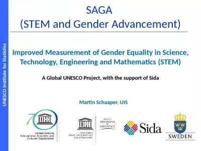 SAGA  (STEM and Gender Advancement)