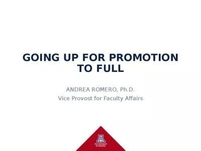 GOING UP FOR PROMOTION TO FULL