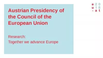 Austrian Presidency of the Council of the European Union