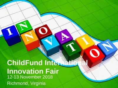 ChildFund International Innovation Fair