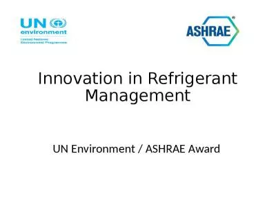 Innovation in Refrigerant Management