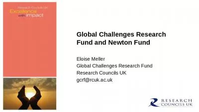 Global Challenges Research Fund and Newton Fund