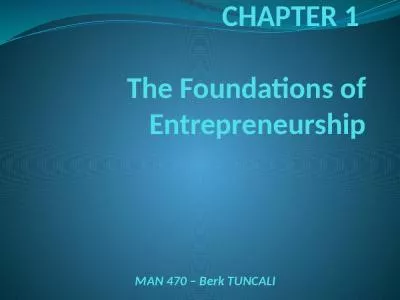 CHAPTER 1   The Foundations of Entrepreneurship