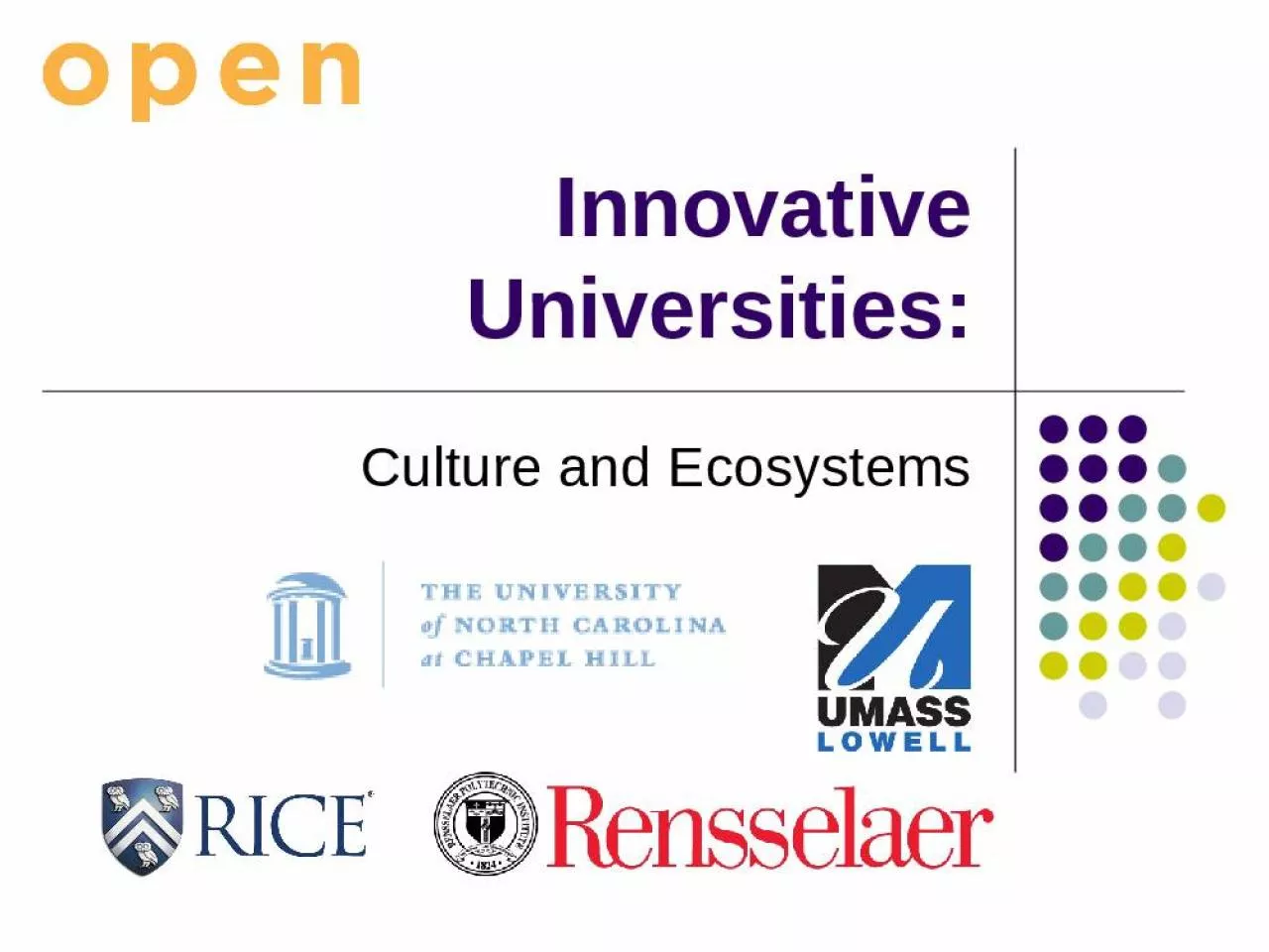 PPT-Innovative Universities: