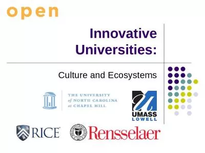 Innovative Universities: