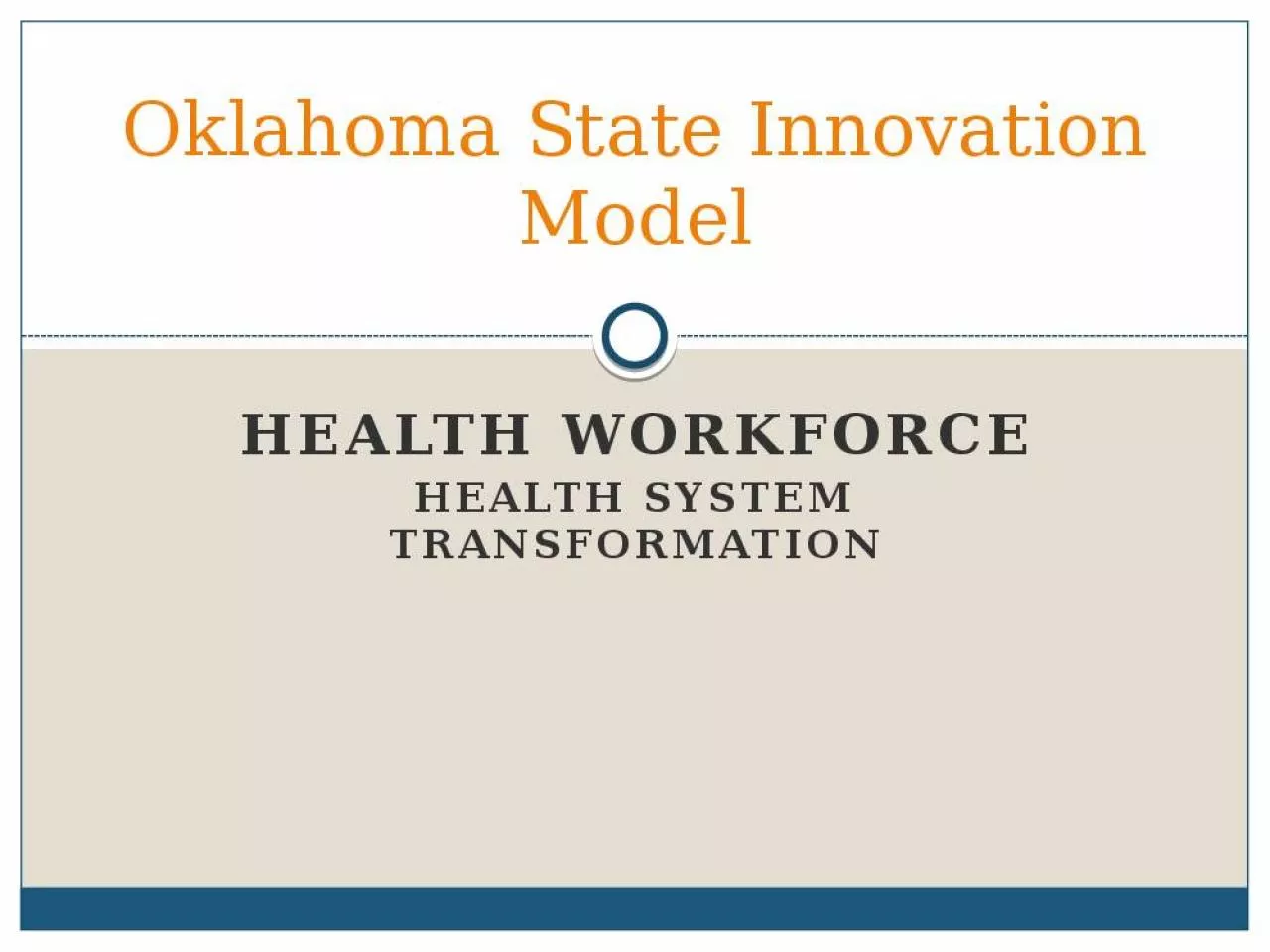 PPT-Oklahoma State Innovation Model