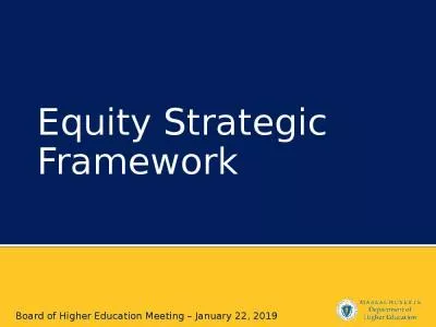 Equity Strategic Framework