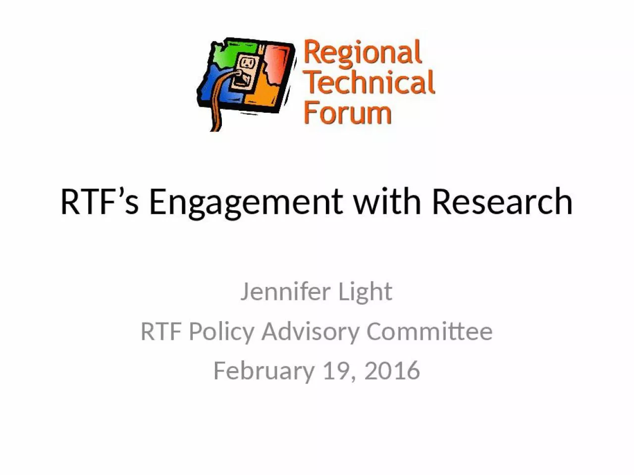 PPT-RTF s Engagement with Research