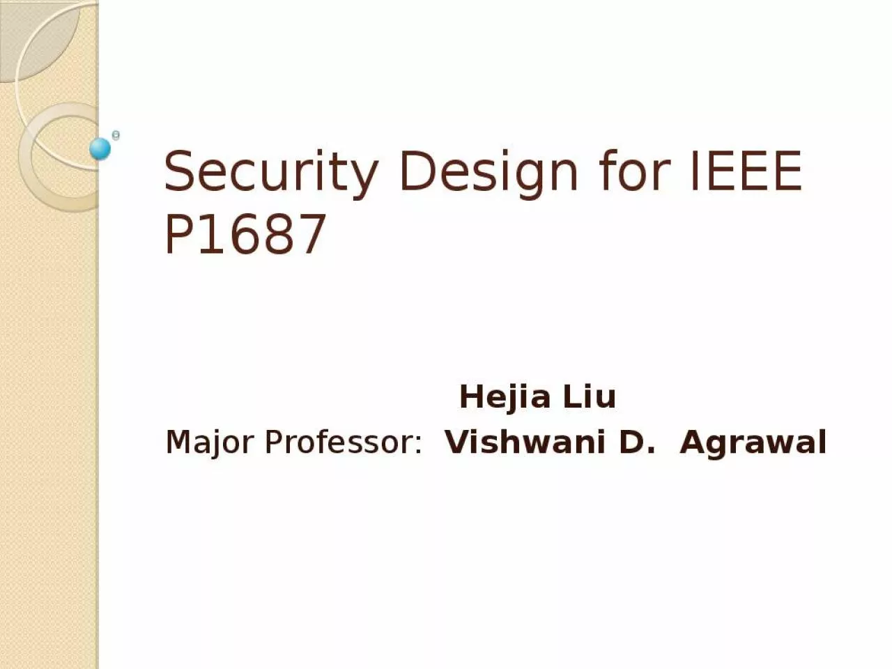 PPT-Security Design for IEEE P1687