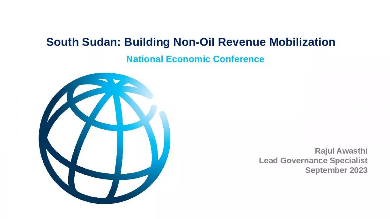 PPT-South Sudan: Building Non-Oil Revenue Mobilization