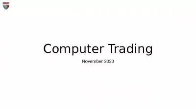 Computer Trading