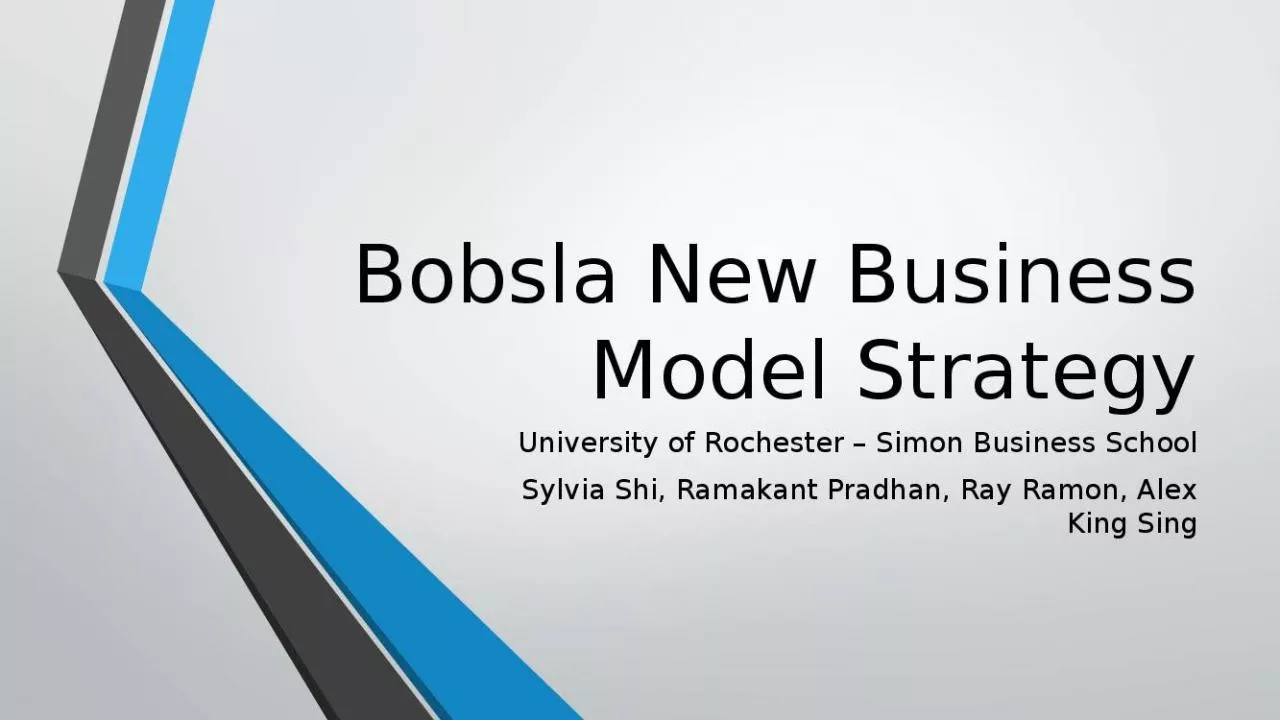 PPT-Bobsla New Business Model Strategy