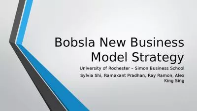 Bobsla New Business Model Strategy