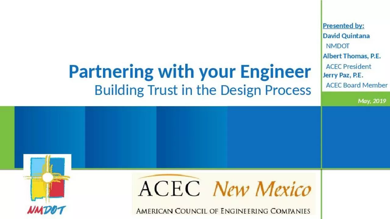 PPT-Partnering with your Engineer Building Trust in the Design Process