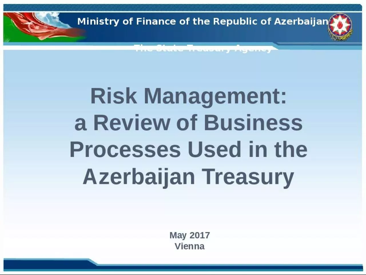 PPT-Risk Management: a Review of Business Processes Used in the Azerbaijan Treasury