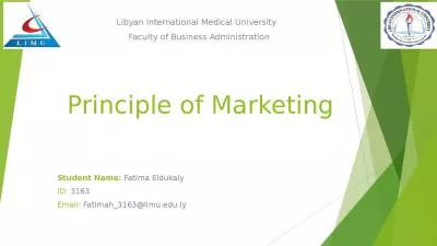 Principle of Marketing