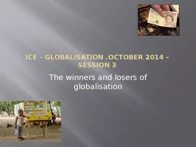 ICE   Globalisation .October 2014   Session 3