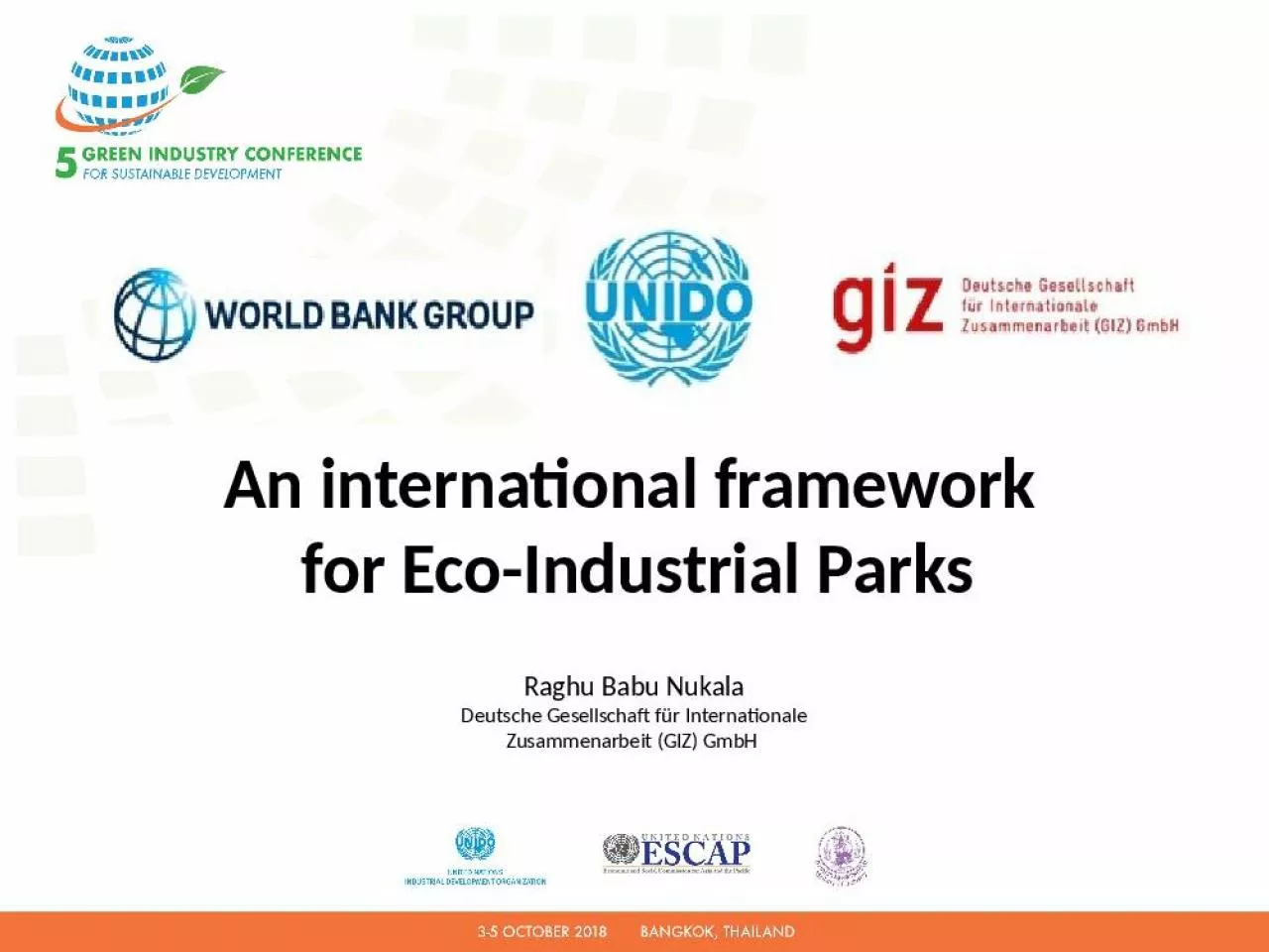 PPT-An international framework for Eco-Industrial Parks