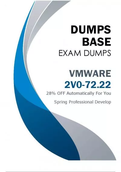 Broadcom/VMware 2V0-72.22 Dumps (V9.02)