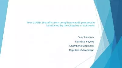 Post COVID 19 audits from compliance audit perspective conducted by the Chamber of Accounts