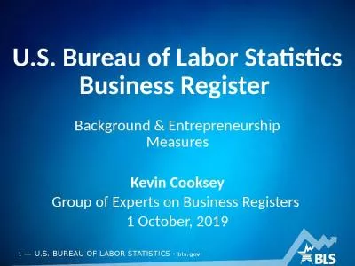 U.S. Bureau of Labor Statistics Business Register