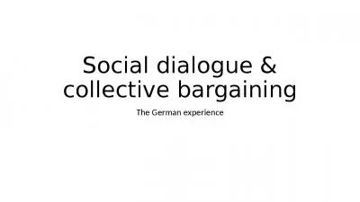 Social dialogue & collective bargaining