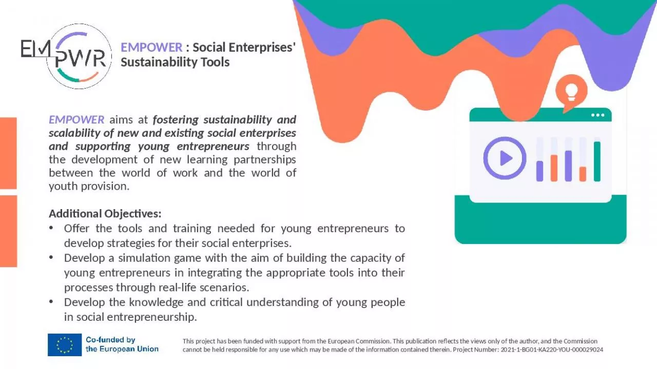 PPT-EMPOWER : Social Enterprises' Sustainability Tools