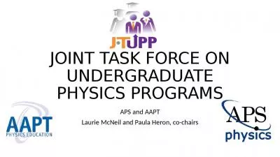 JOINT TASK FORCE ON UNDERGRADUATE PHYSICS PROGRAMS