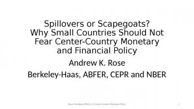 Spillovers or Scapegoats? Why Small Countries Should Not Fear Center-Country Monetary